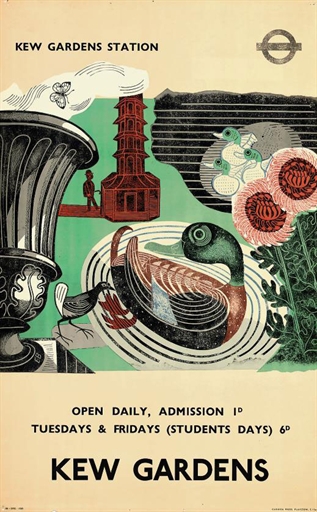 Edward Bawden London Transport poster 1936