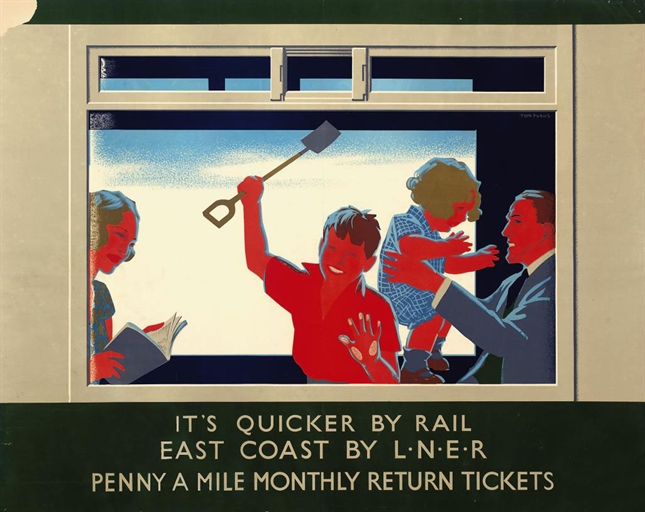 Tom Purvis 193o LNER poster