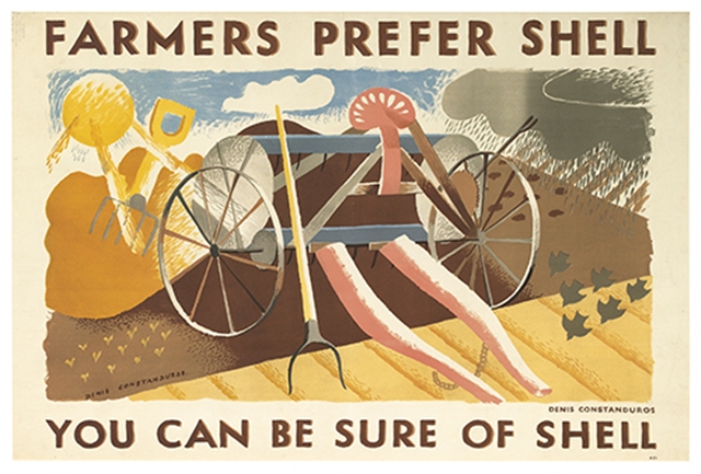 Denis Constanduros Farmers Prefer Shell poster