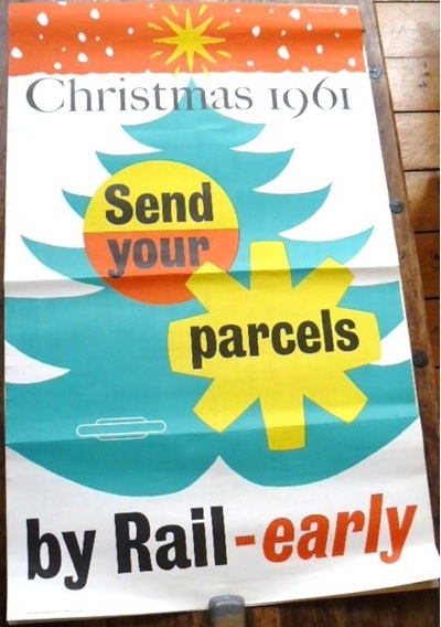 British Railways 1961 Christmas poster from eBay