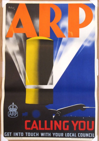 Pat Keely vintage WW2 ARP poster from eBay