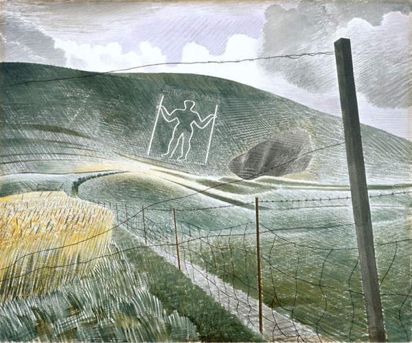 Eric Ravilious the Long Man of Wilmington