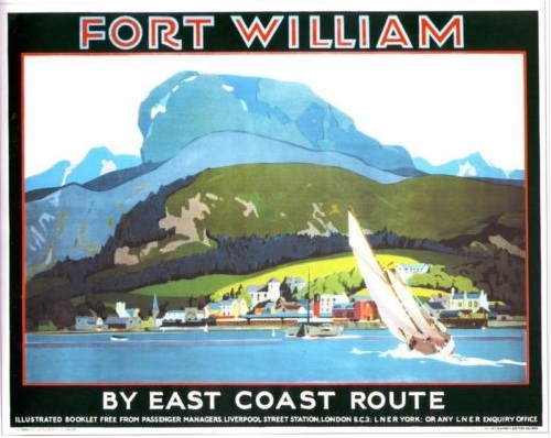 Grainger Johnson Fort William poster from eBay