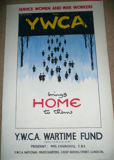 Fougasse YWCA World War two poster