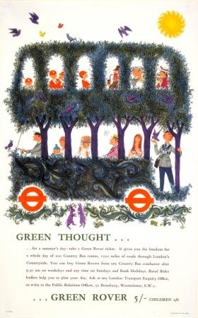 Bartelt vintage london transport poster 1960