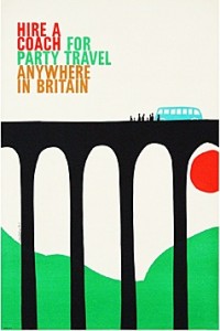 Coach poster Christopher Hill from International Poster Annual 1962