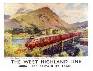 Jack Merriott 1959 British Railways poster reproduced on eBay