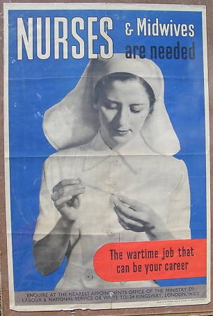 nurse WW2 poster from eBay