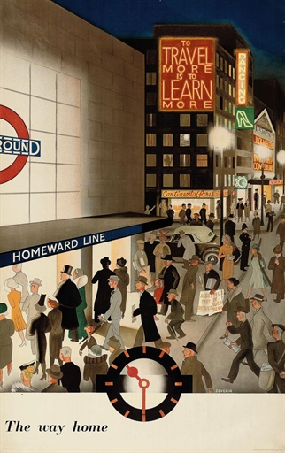 Severin vintage London transport poster 1938 from Christies