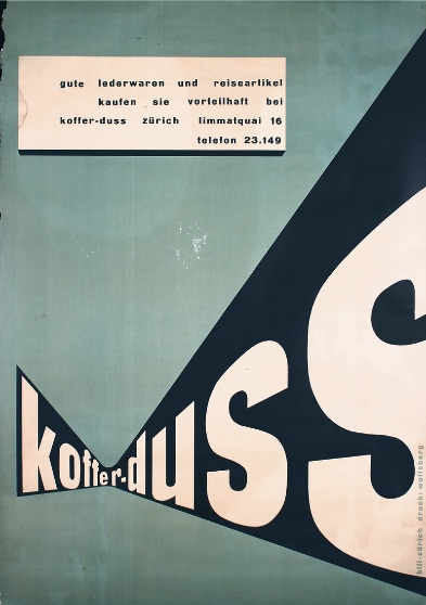 Max Bill vintage poster 1933