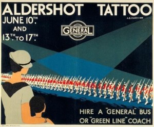marty Aldershot tattoo poster 1933