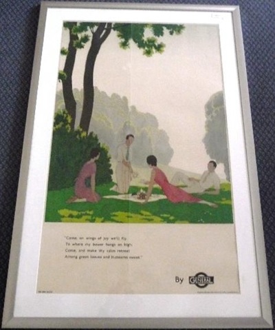 Andre Marty vintage london transport poster 1931 from tennants auction