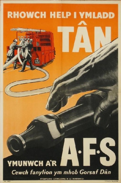 Heinz Kurth AFs poster in Welsh from onslows