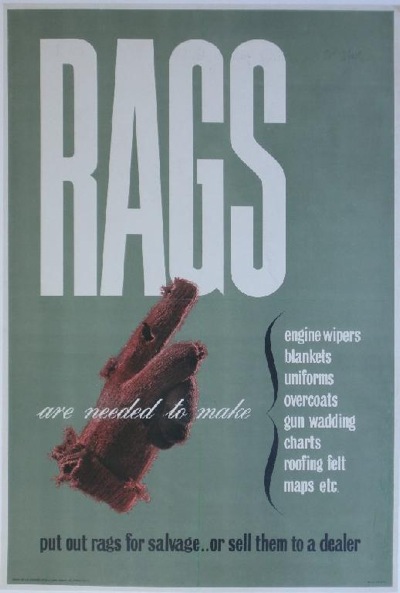 Mount Evans rags vintage world war two poster from onslows