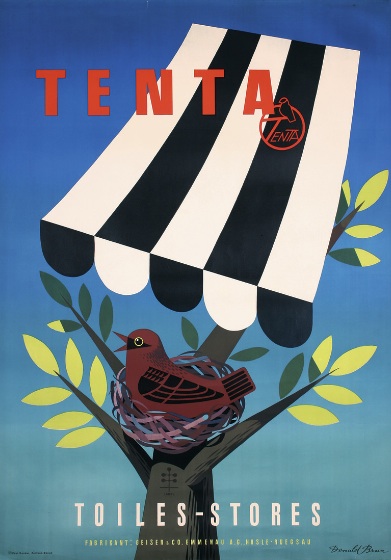 Donald Brun 1949 Vintage poster