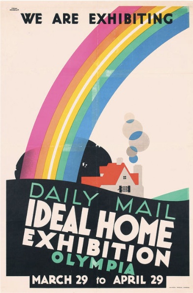 Frank Newbould 1928 vintage Ideal Home poster