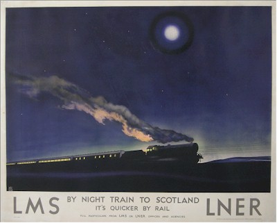 Zec night train poster 1932