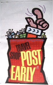 Vintage GPO post early poster Mawtus 1963