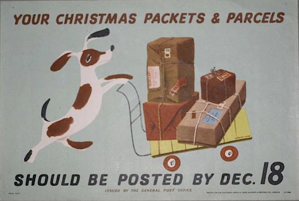 Lewitt Him vintage GPO Christmas poster 1941