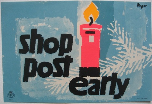 Hans Unger vintage post early poster GPO 1958
