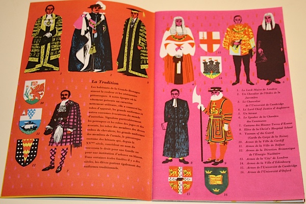 Royalty spread from British pavilion catalogue Brussels expo 58