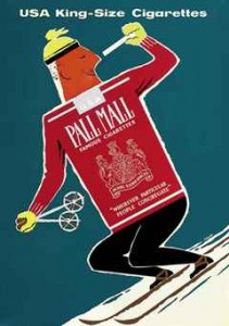 Daphne Padden vintage advertising poster Pall Mall