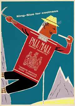 Daphne Padden vintage advertising poster Pall Mall