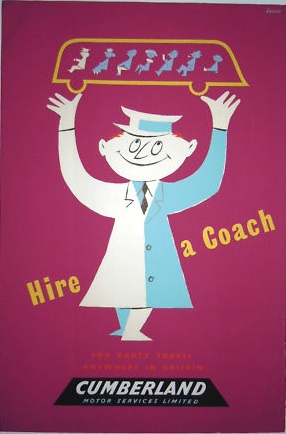 Harry Stevens vintage coach poster on eBay
