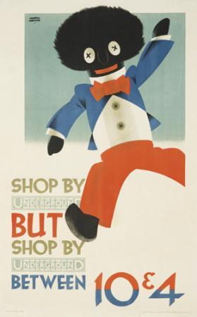 Austin Cooper golliwog vintage London Transport poster Shop between 1928