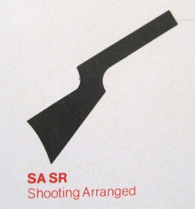 Shooting arranged symbol