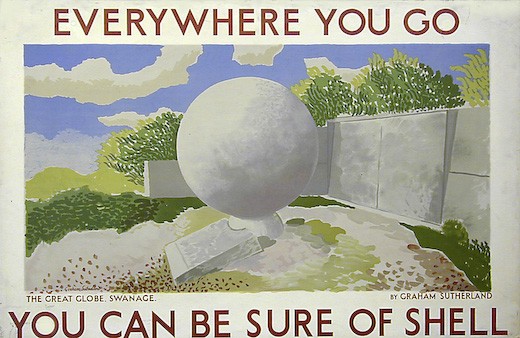 Graham Sutherland Shell poster vintage 1932