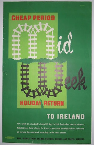 Abram Games vintage Railway poster 1957 British Railways