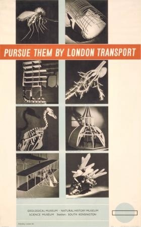 Vintage Eckersley Lombers Lonndon Transport poster Museum 1938