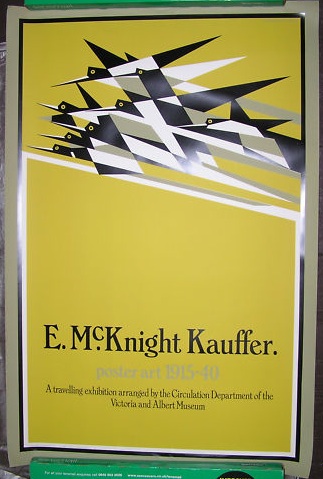 McKnight Kauffer 1973 V&A Exhibition poster