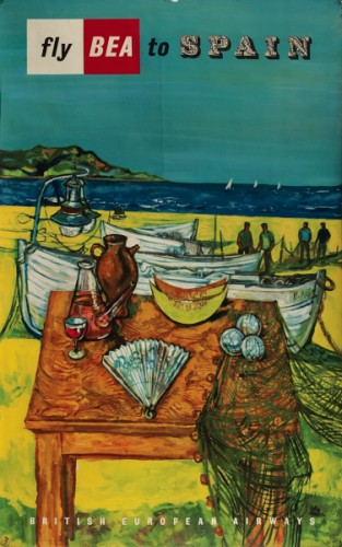 John Minton BEA poster 1950 from Sotherans