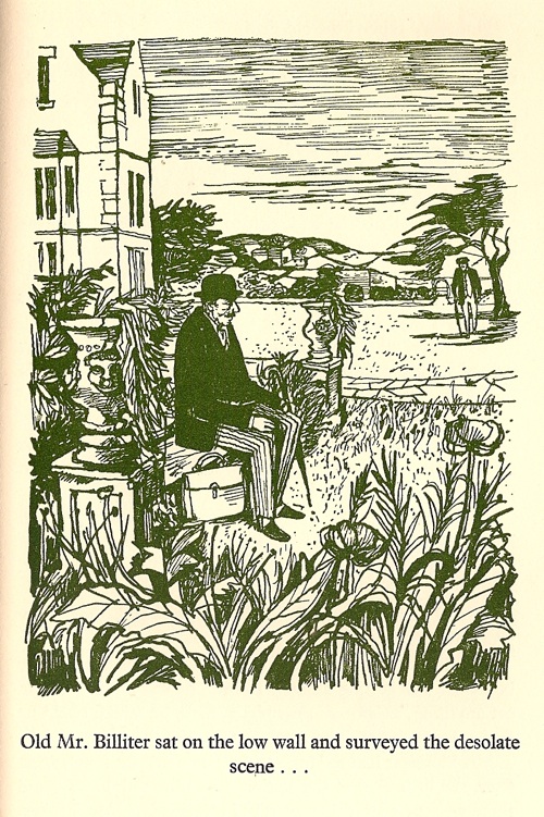 John Minton Old Binegar illustration Old Herbaceous 1950