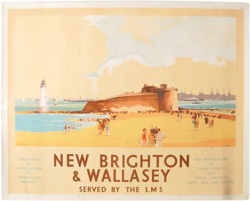 New Brighton and Wallasey Vintage Claude Buckle