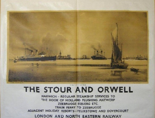 Frank Mason Stour and Orwell vintage LNER travel poster 1932