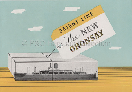 SS Oronsay travel brochure 1951 P&O Collection