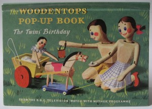 Woodentops pop up book cover illustrated Barbara Jones
