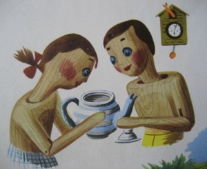 Woodentops Barbara JOnes illustration of twins