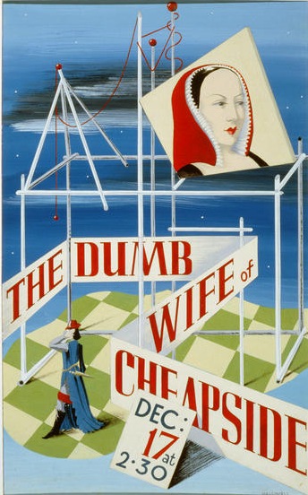 A E Halliwell Dumb Wife of Cheapside poster archive theatre