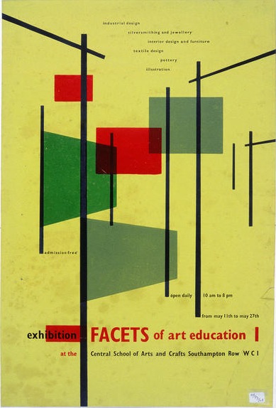 A E Halliwell facets of art education poster vads archive
