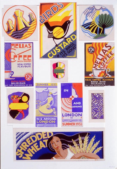 A E Halliwell vintage advertising designs