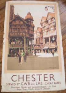 Chester poster Claude Buckle 1930s GWR