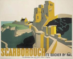 Frank Newbould Scarborough vintage railway poster 1924