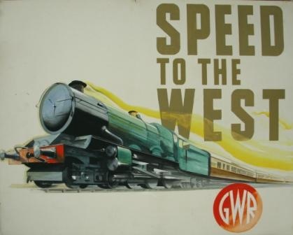 Ralph Mott speed to the west GWR image artwork