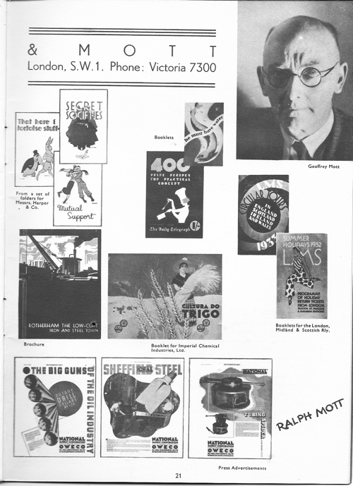 Ralph Mott spread 2 advertising brochure