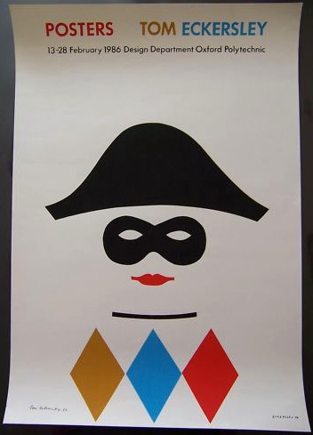 Tom Eckersley signed 1986 exhibition poster for sale on eBay