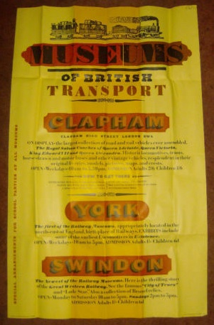 Zero British Railways transport museum poster